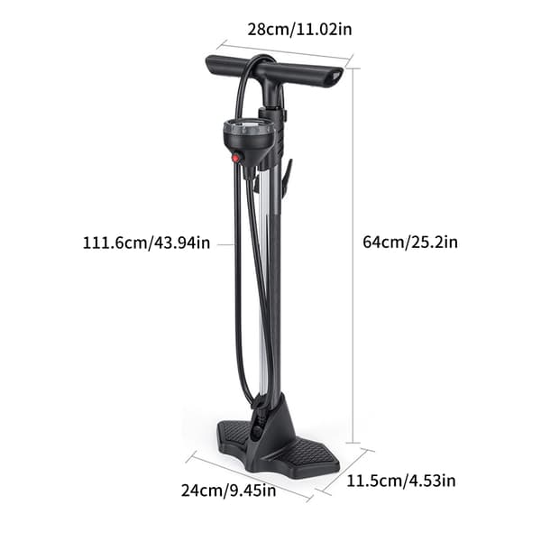 Effektiva Cykelpumpar Tillförlitlighet Höga Tryck Cykelpumpar