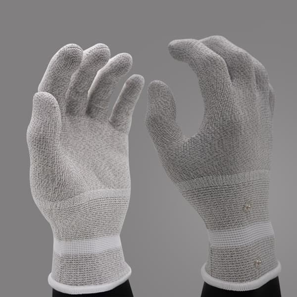Sølvfiber Touch Display Handsker Forstærket Nylon Konstruktion Langtidsholdbar 2x
