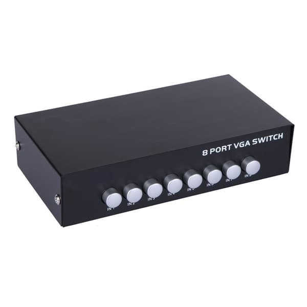 til Smart 8-computere Del én skærm 8 porte VGA-switch-understøttelse til Windows 7-system til projektor, LCD, tv-vælger