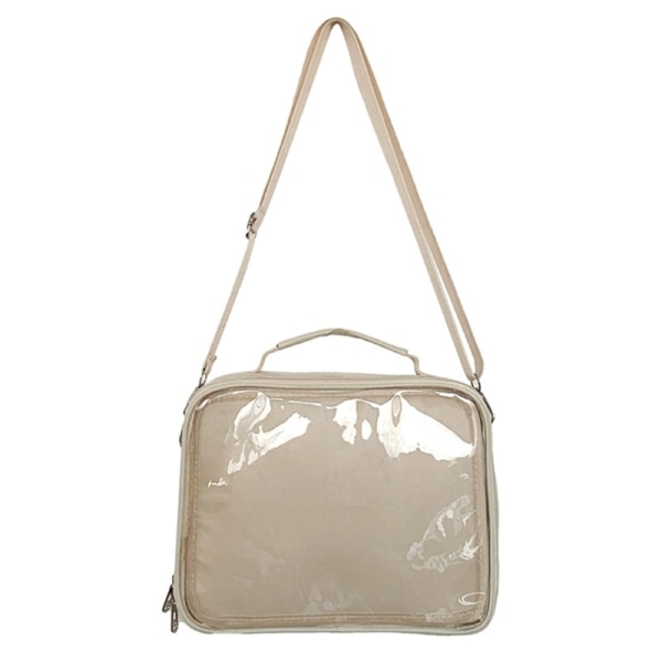 Multi-Purpose Ita Ryggsäckar Crossbody Bag Pin Display Bag Beige