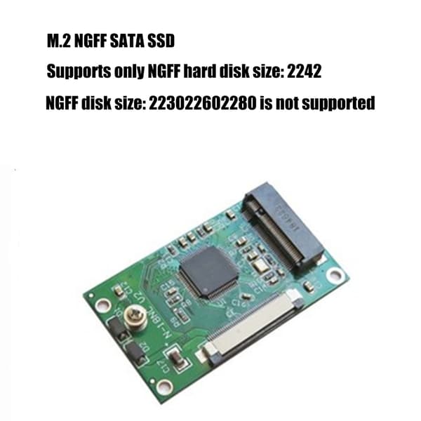 2242 M.2 NGFF SSD - ZIF SSD Kannettava Kätevä Adapterimoduuli