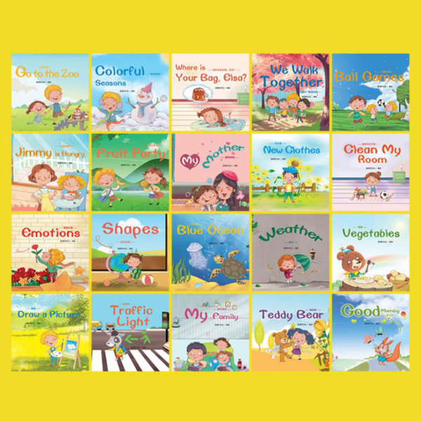 Children's English Graded Reading Books Children's English Picture Book Enlightenment Early Education English Story Book