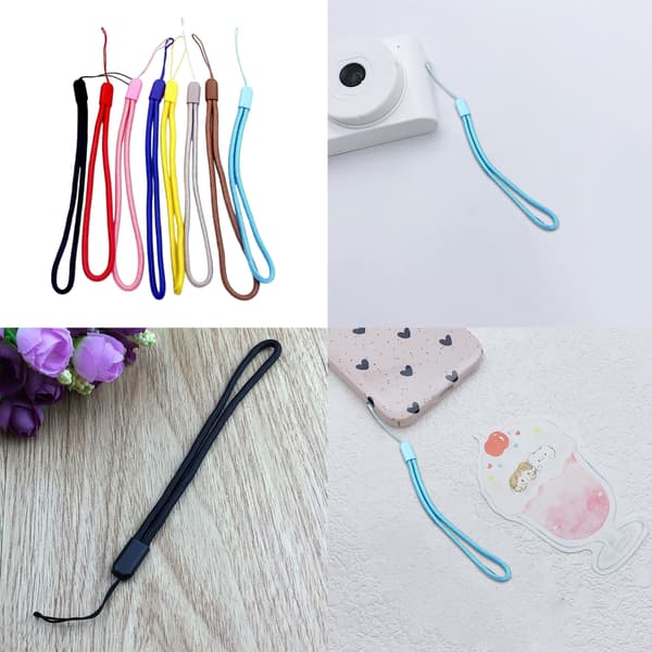 50 stk. fargerike håndleddsstropper i nylon, 19 cm lang håndleddsstropp for USB