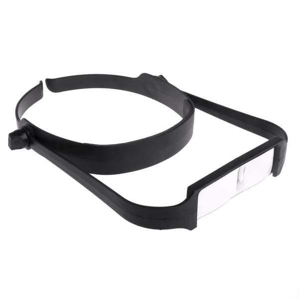 Forstørrelsesglass 4 Utskiftbare Linser Hodebøyle Forstørrer 1.6x 2.0x 2.5x 3.5x