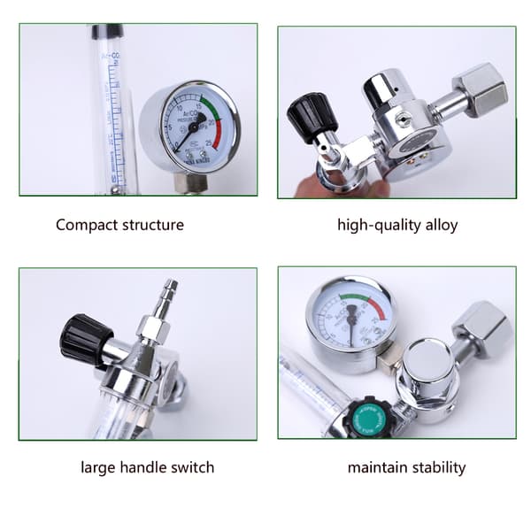 Argongasregulator til svejseapplikationer lufttryksreducer