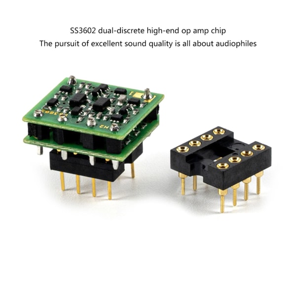 HDAM Full Discrete Op Amp Module Ersätt SS3602 Double Independent Op Amp Module för DIY-högtalarprojekt hemmabio null - 2 sets