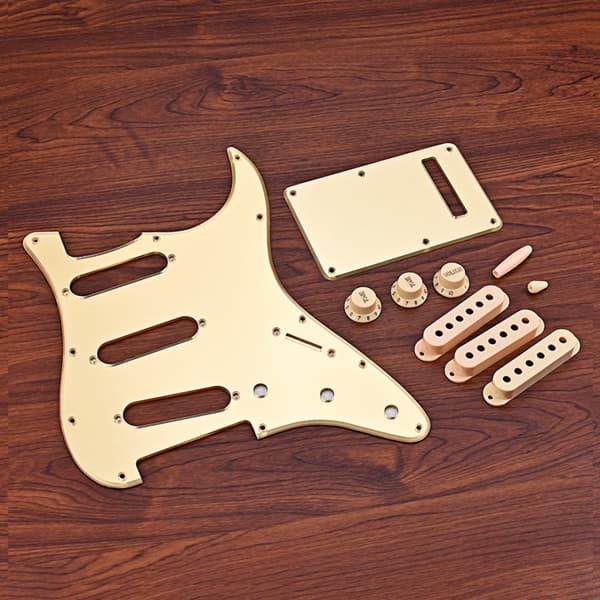 11 Hulls Gitar Single Coil Pickup Prewired-Loaded S+S+S Pickguard Scratch Plate