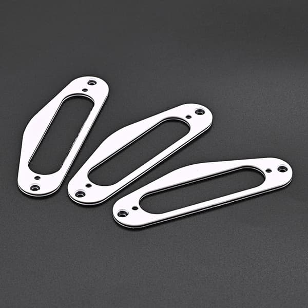 3 stk. Hvid Sort Hvid S Style Hals Pickup Surround Plade Montering Ring