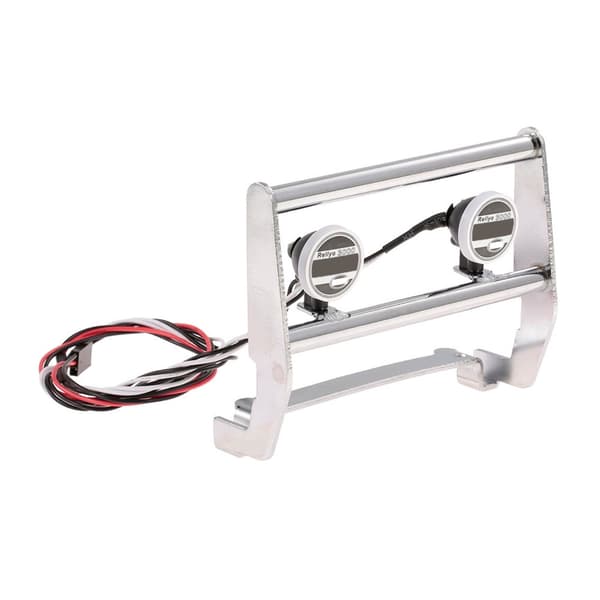 Frontfanger i rustfritt stål med 2 LED-lyssett for 82046-4 1/10