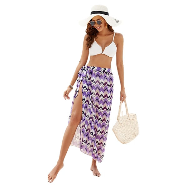 Kvinners Strand-Cover Up Myk Sarong Badedrakt Cover-Up Pareo-Coverups Badetøy Green