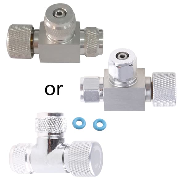Justering av bubbelräknare Ventil-Regulator Diffusor Enkelhuvud Dual Head Nål