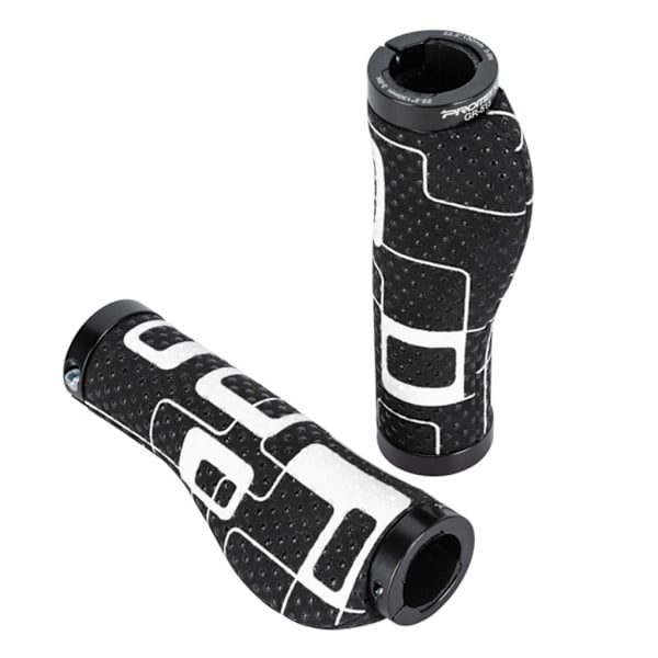 Ohjaustangon kahvat Pehmeä kumi Bi cycle MTB BMX Pyörän ohjaustangon päätykahvat Black red