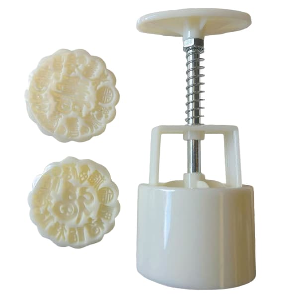 Matvaregodkjent ABS Lunarcake Maker Cast Delight Embossing For Festlig Baking