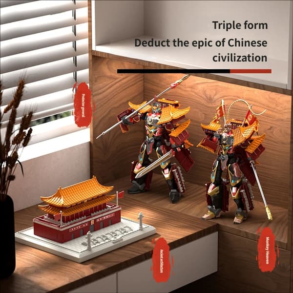 Højkvalitets metal actionfigur folkloristisk karakterfunktion til samlere