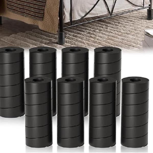 4st 30cm Silikon Möbelfotskydd set för Säng & Soffor Skyddar Golv