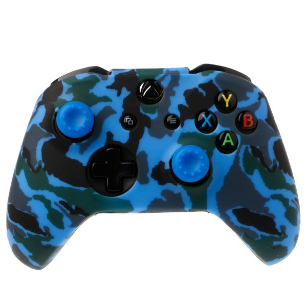 Camouflage cover för case med cap för XB One X & One S Game Controller