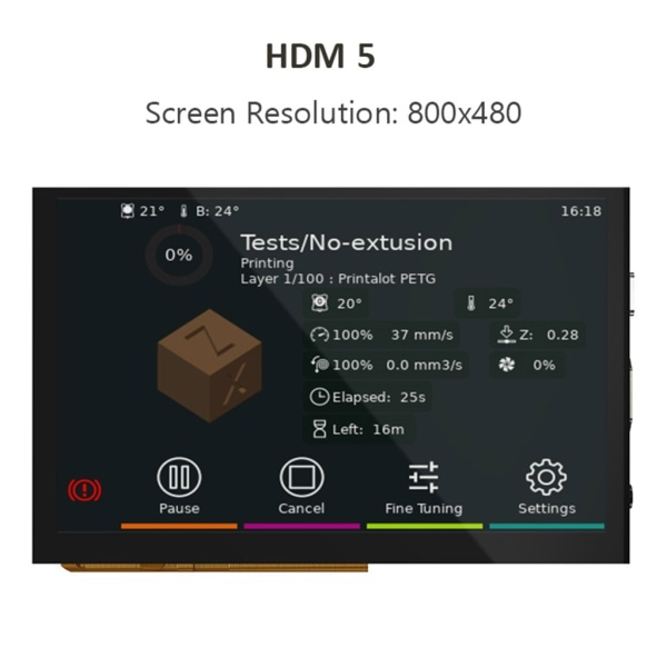 5 tum 7 tum kapacitiv beröringsskärm HDMI5 HDMI7 skärmbildskärm vid betraktningsvinkel 5-punkts beröringsskärm 3,5 mm utgång null - HDMI5