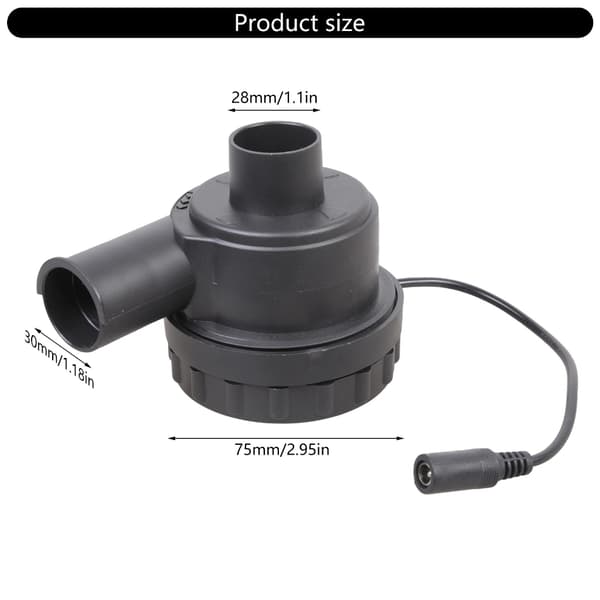 75 mm kompakt blæser med justerbar hastighed USB-strøm til køling af udstyrsrack