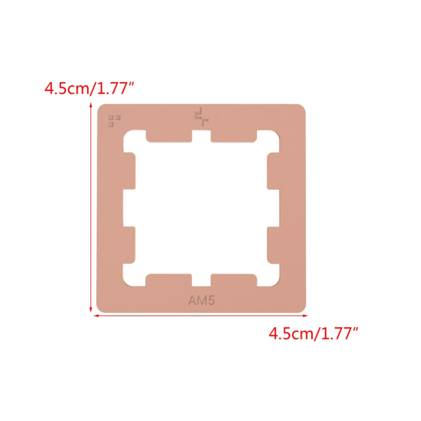 AM5 CPU-kontaktram AM5 Full Fixed Non-Marking Mounter för AMD 7950X,7900X,7700X,7600X Full passform Spänneplatta