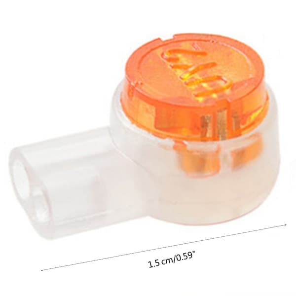 100 stk. K2 ledningssamlingsstik telefonlinje UY2 hurtigforbindelsesterminaler