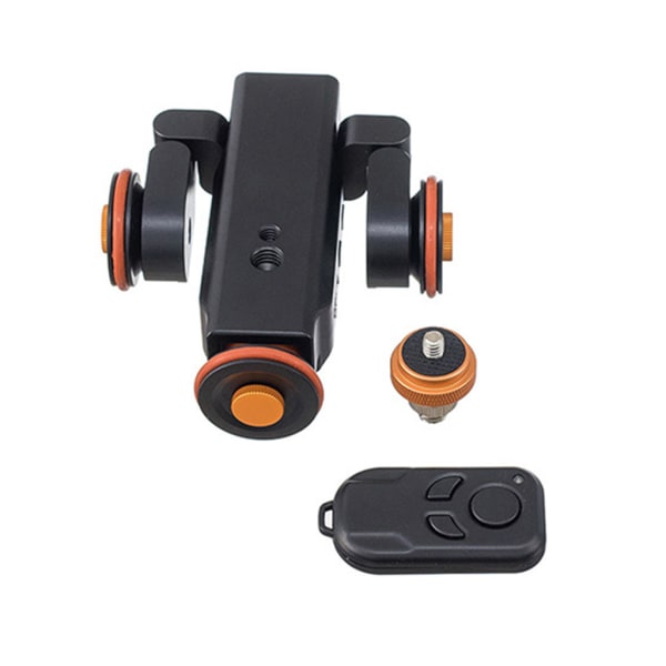 Bärbar Autodolly Bluetooth-kompatibel fjärrkontroll Elektrisk skjutreglage Motoriserad remskiva Bil för mobiltelefonkamera Vedio