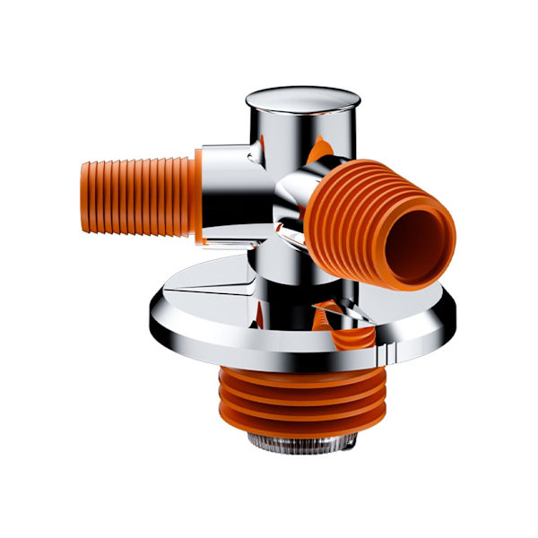 Opgraderet ABS Triple Connector Langtidsholdbar Alsidig Connector Nem at installere Fleksibel forbindelse til kloakrør null - B