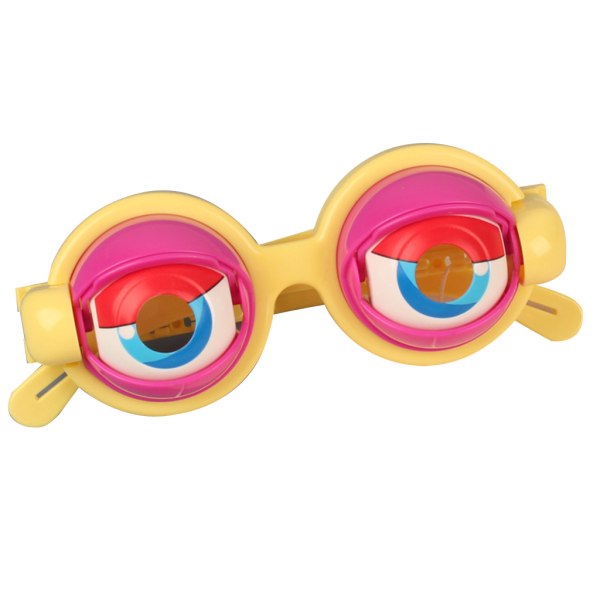 Roliga busglasögon Leksaker Skräck Ögonglob Tappa glasögon Crazy Eyes Leksakstillbehör Barnfest till Halloween Julpresent Black