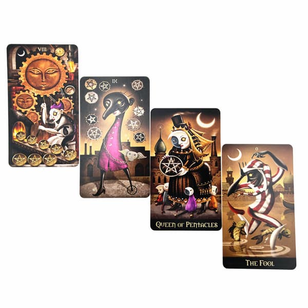 Tarot-kortit, Deviant Moon Tarot -pakka Ennustuspelikortti, Perhejuhlapalvelus