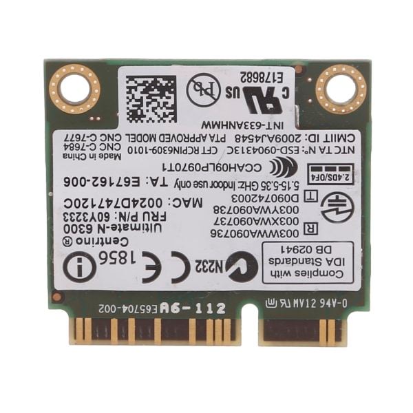 Wifi-kort 7260HMWBN Wifi 2,4Ghz Mini PCIe trådlöst kort för ThinkCentre M93