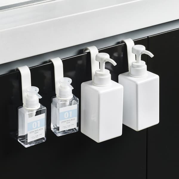Brusegel Flaskeholder Krog Håndsæbedispenser Holder Shampoo Flaskeholder