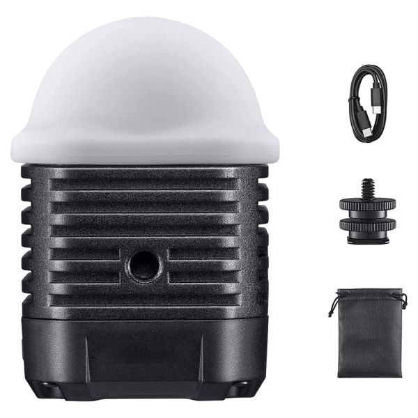 Magnetiskt attraktionsdykarljus för undervattensfotografering med 13FX Effects APP-kontroll Inbyggt batteri Beam Angel 55°