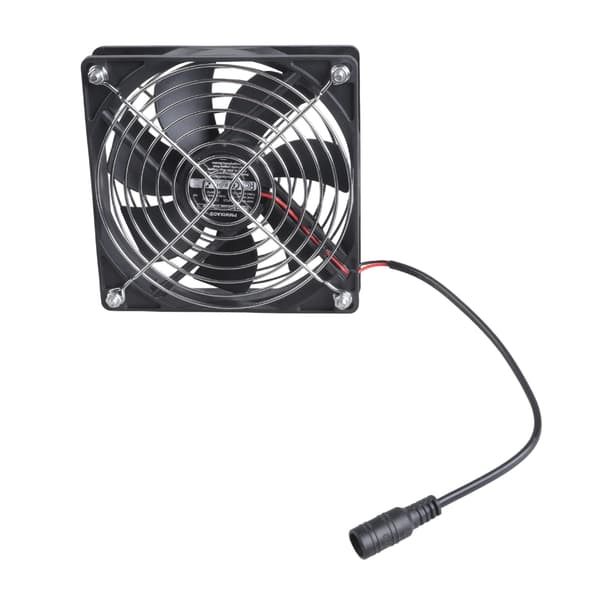 36dB Stille Solcelle Vifte 12V 8W Panel For I Drivhus Hønsehus