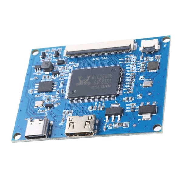LCD Driver Board 50pin TTL LCD Skærm Controller Modul Board 1-Kanal