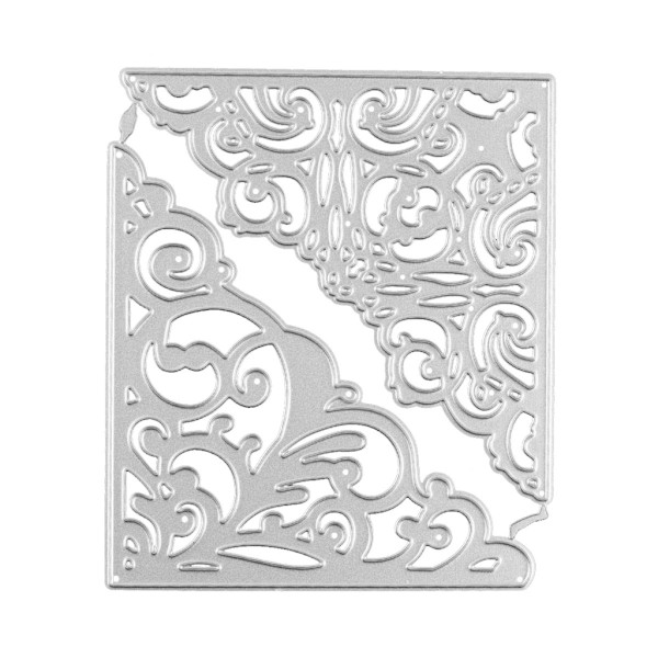 Triangulär Form Kolstål Stansmallar Scrapbooking Präglingsverktyg