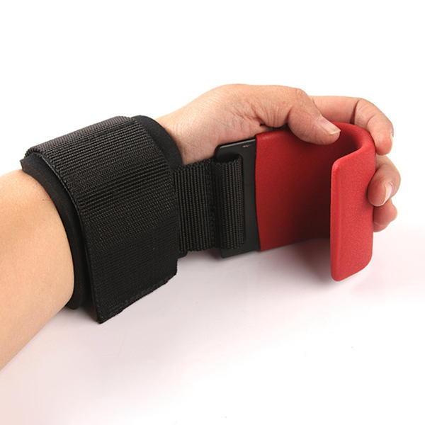 Vikter Lyfthakar Handledsskydd Styrketräning Grepp Rem Red