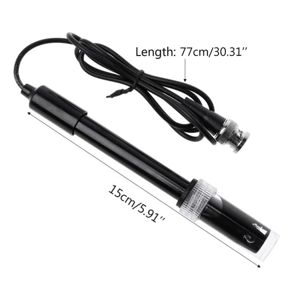 pH Elektrodsensor BNC-kontakt Probe E-201 pH Kompositelektrod E-201C
