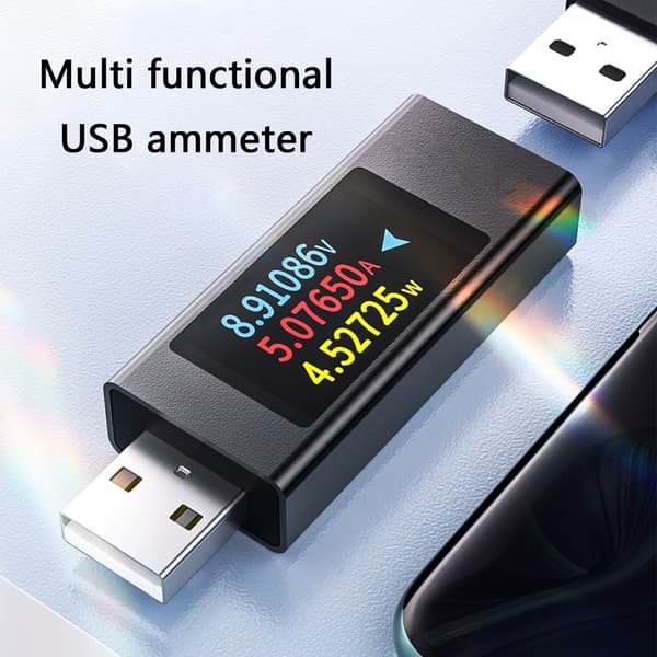 Mångsidig laddningssäkerhet USB-testare för frekventa behov av enhetsövervakning