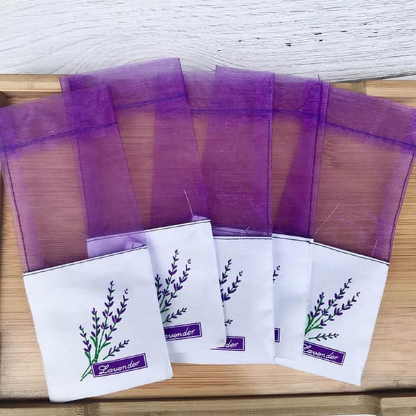 Poseposer for tørket lavendelblomstpose Tomme duftposer
