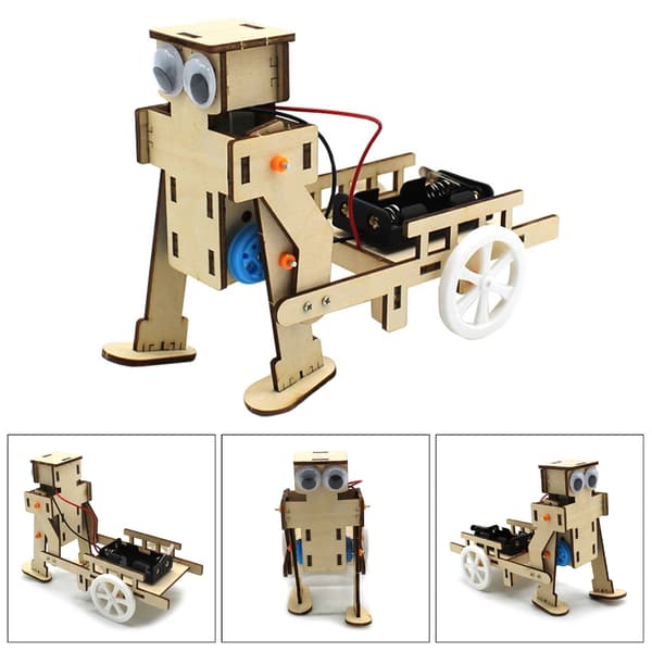 Samling 3D Puslespil Robot Model Sæt Børn Skole Stem Uddannelsesudstyr