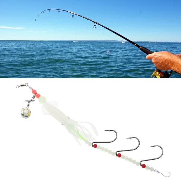 Bløde agn Squid Jigs Synkende Squid Swimbaits til Havfiskeri Ørred Shads