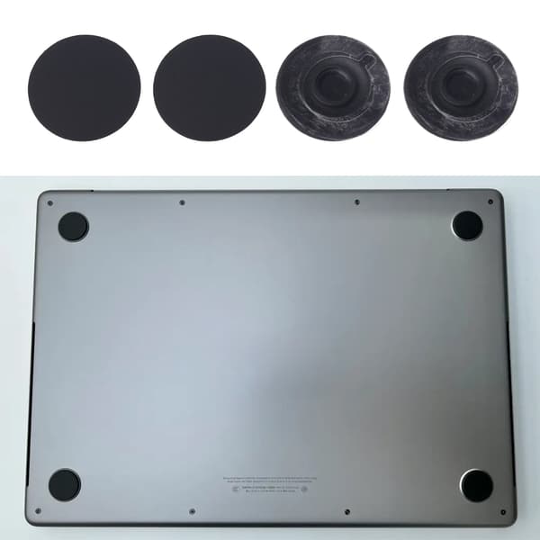 4 stk. gummifødder bunddæksel gummifødder til MacBook Pro A1278 A1286 A1297