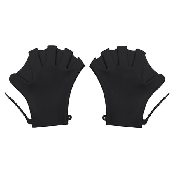 Simhudsförsedda handskar Simhudsförsedda simhandskar Simhandskar Simhudsförsedda fingrar Vattenhandskar Black
