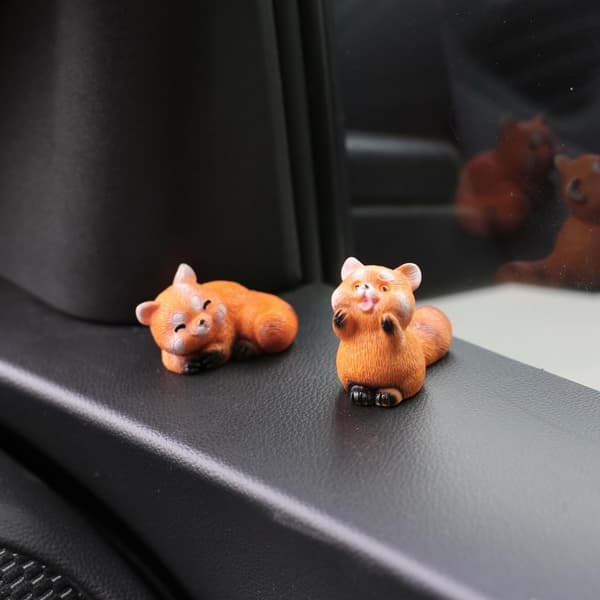 Miniature Pandafigurer, Fehave Tilbehør Boligindretning