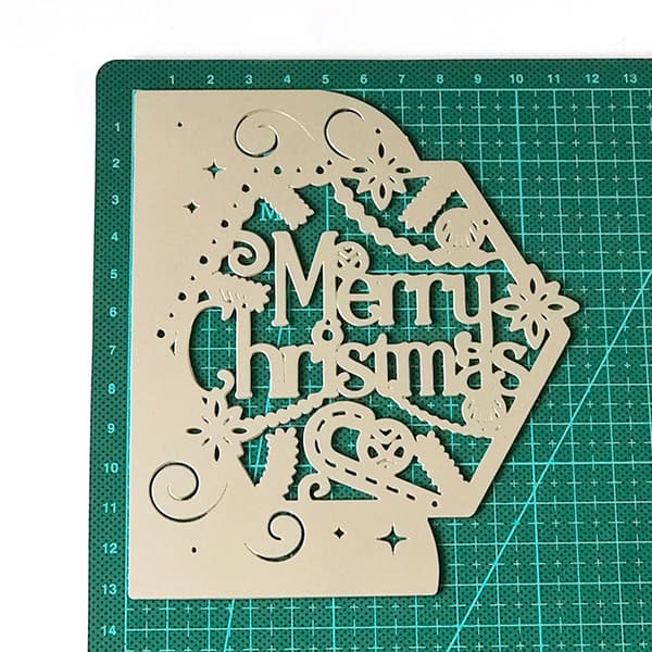 God Jul Kutte Dies Stencil Mal Karbonstål Materiale Form