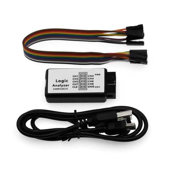 USB-logikanalysator i lommeformat med 8 kanaler til udvikling af indlejrede systemer