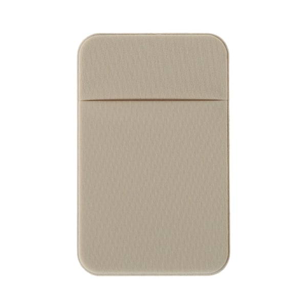 Mobiltelefon Kredittkort Lommebokholder Lomme Stick-On selvklebende elastisk verktøy Beige