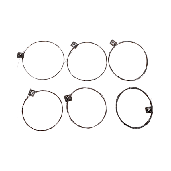 Orphee NX35-C 6-pack klassiska gitarrsträngar 028-045 tum nylonkärna stålpläterade