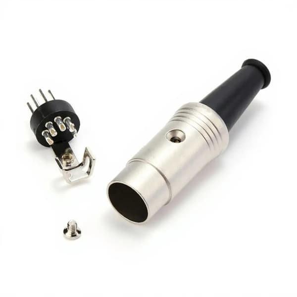 Han 5-bens DIN-stik til MIDI-keyboardkabel, konnektoradapter til elektronik