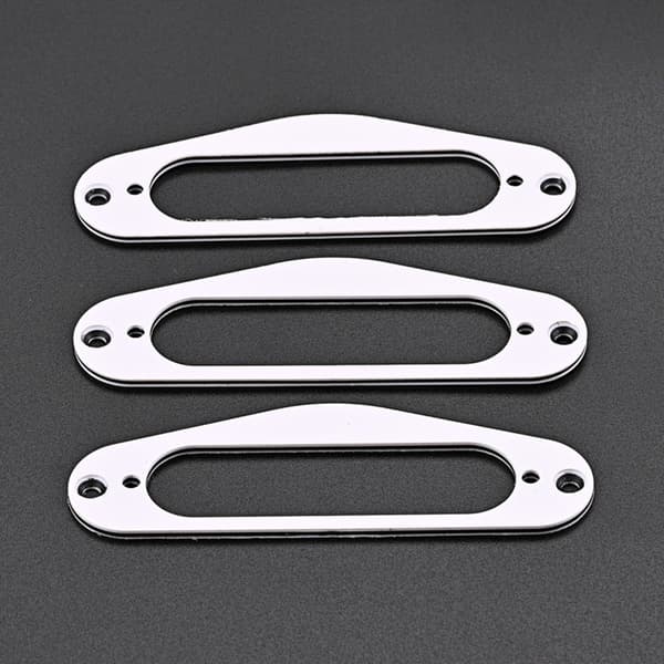 3 stk. Hvid Sort Hvid S Style Hals Pickup Surround Plade Montering Ring