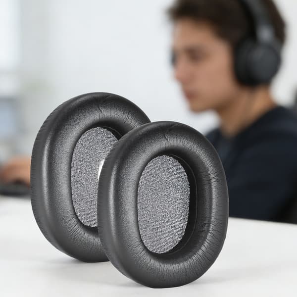 Svampfylld öronkudde i proteinläder för ROG Pelta-headset